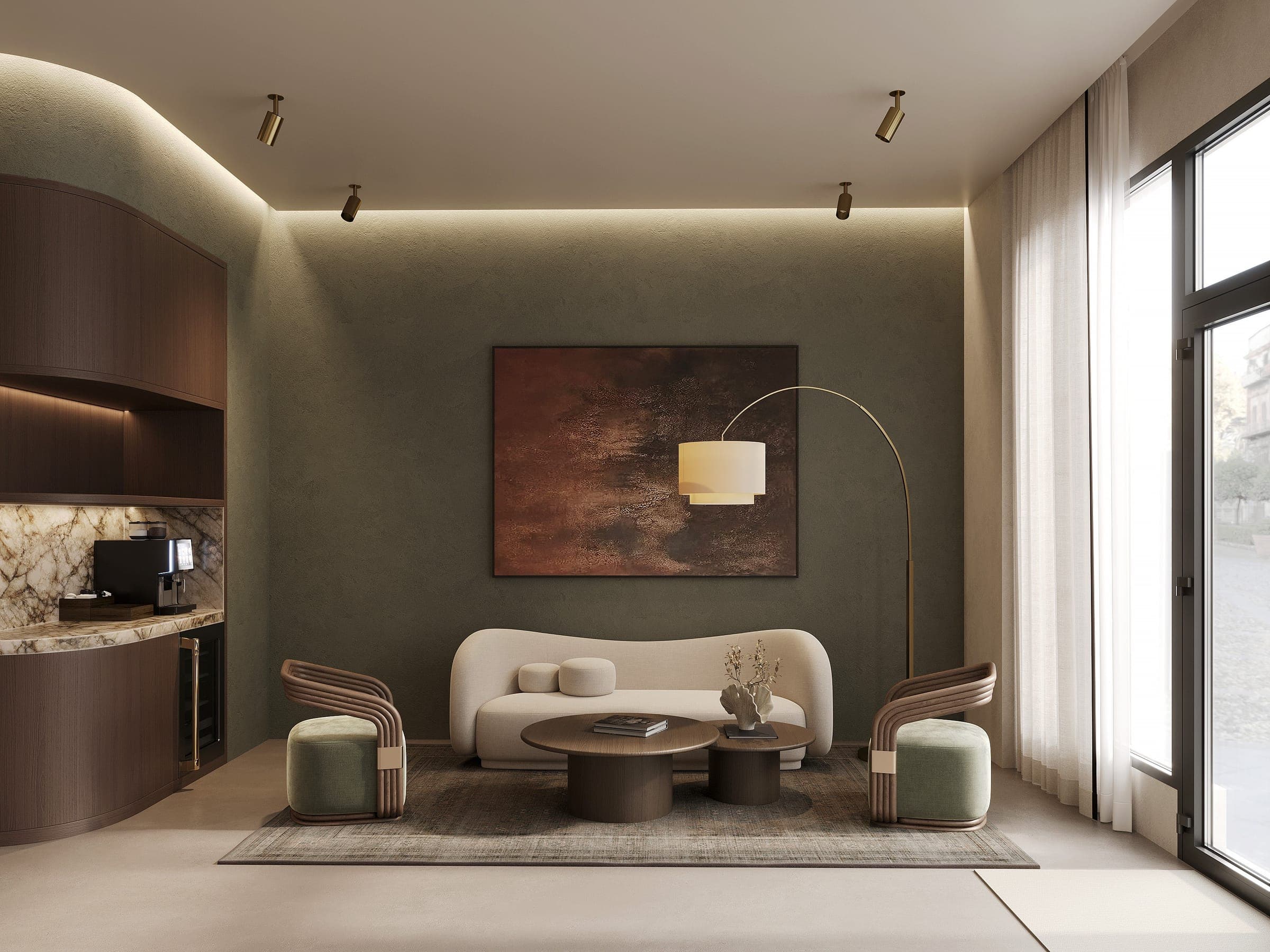 Interior of Jade Aesthetics med spa in Wheaton, IL